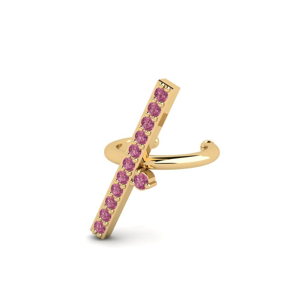 Granate Rhodolite Pendiente de mujer Fiughan