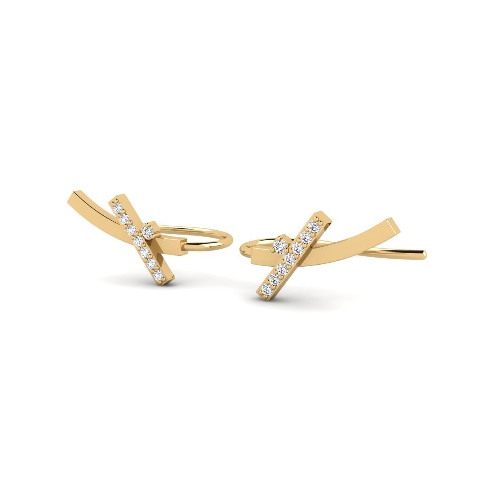 Moissanite Brincos Feminino Loidhne