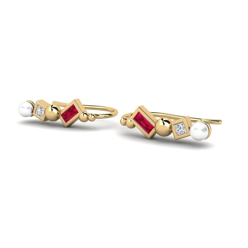Ruby Women's Earring Matikas