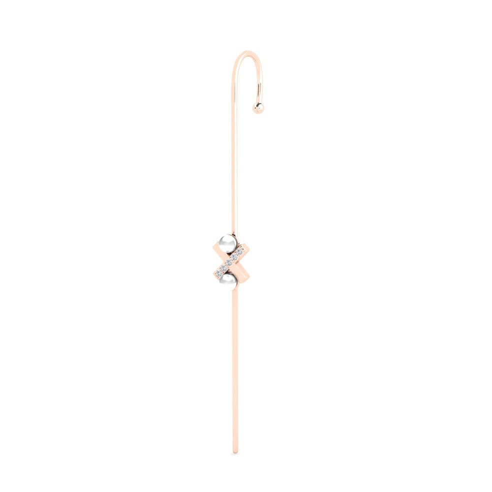 14k Rose Gold Women's Earring Nafis