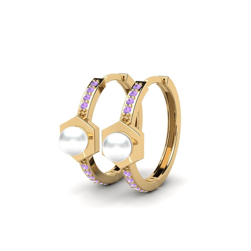 Amethyst Damen ohrring Pretiosum