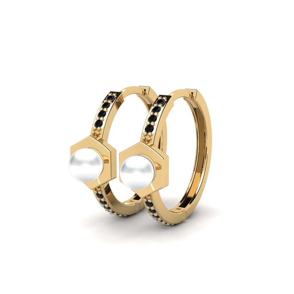 Black Diamond Women's Earring Pretiosum