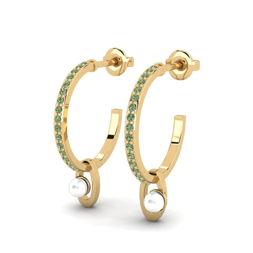 Diamante Verde Pendiente de mujer Samuwar