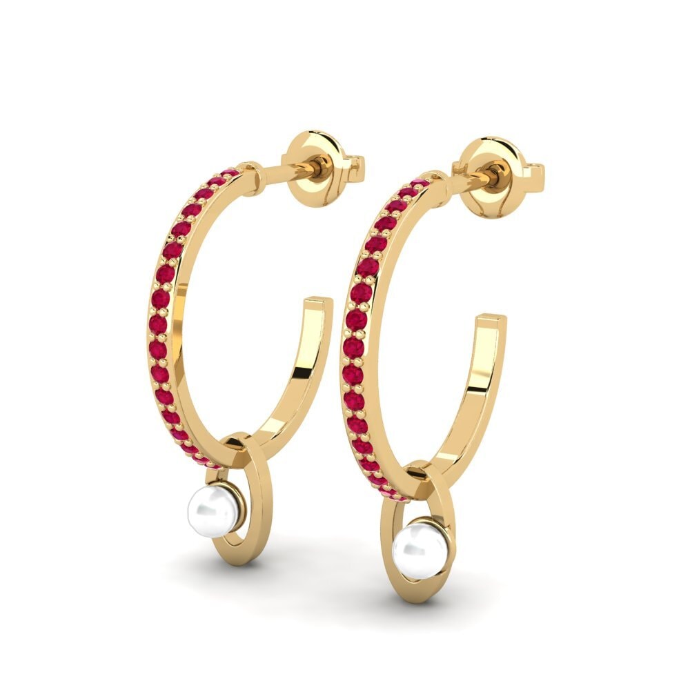 Ruby Women's Earring Samuwar