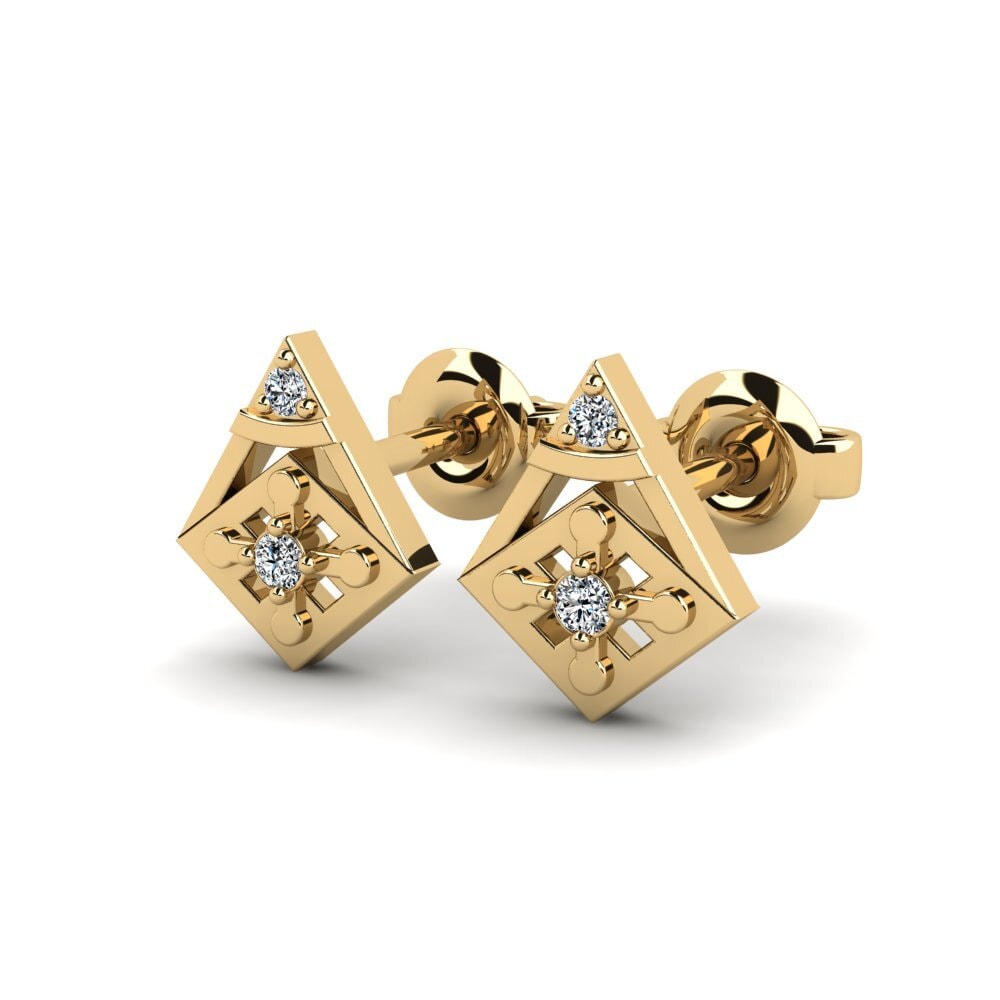 Zircone Boucle d'oreille femme Traeger
