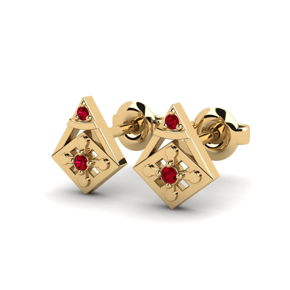 ruby-zirconia ต่างหู Traeger
