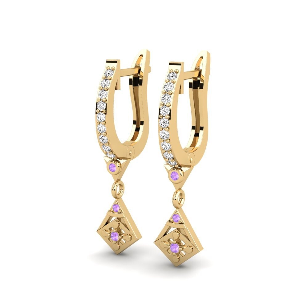 Amethyst Damen ohrring Valter