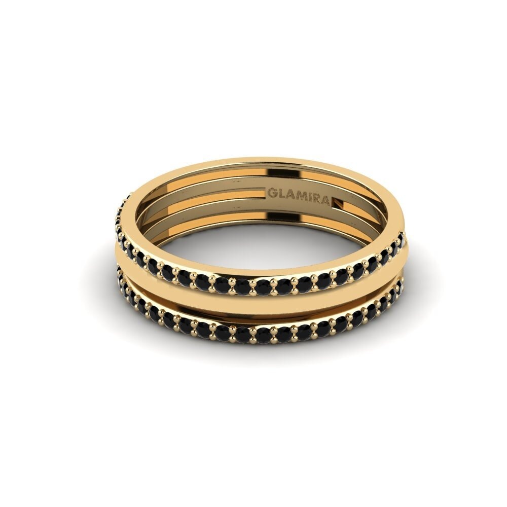 Schwarzer Diamant Ring Movemento