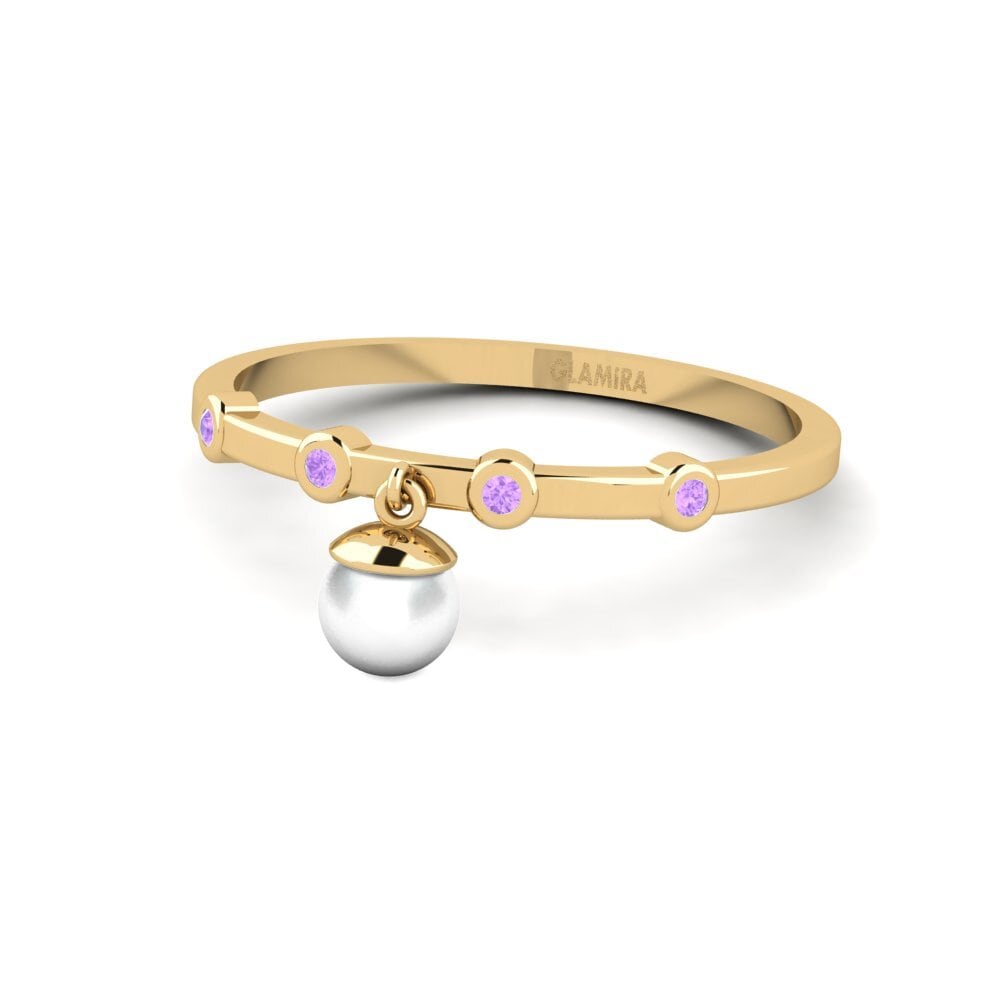 Amatista Anillo Mudrost