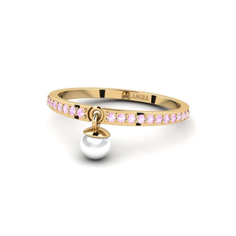 Zafiro Rosado Anillo Oskola
