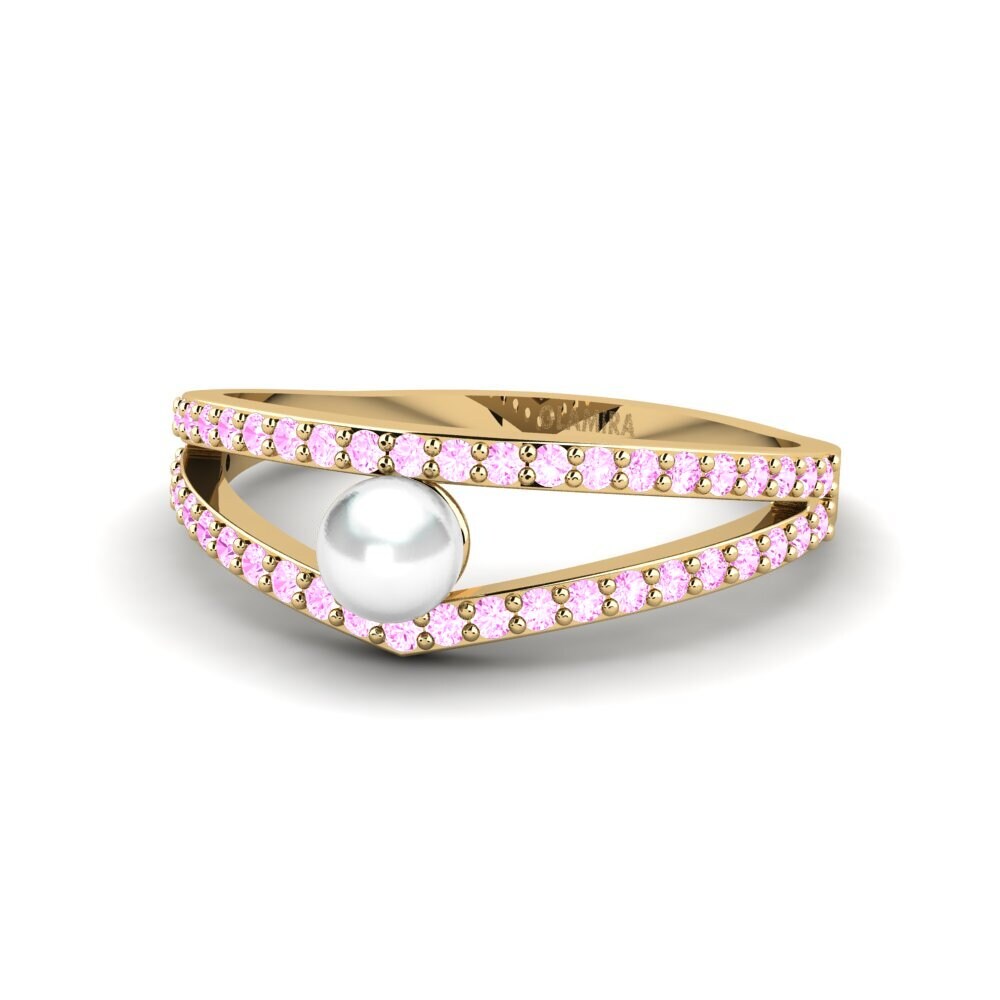 Zafiro Rosado Anillo Osowa
