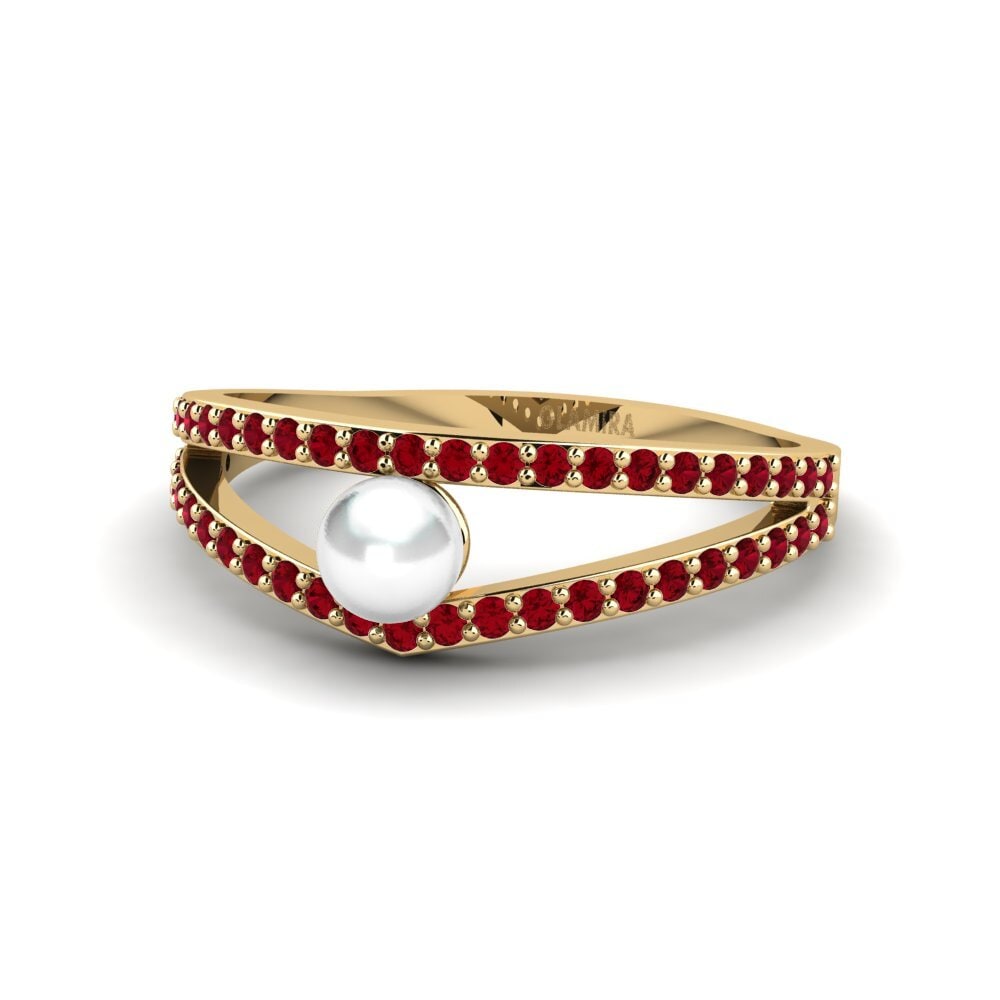 Circonita Roja Anillo Osowa