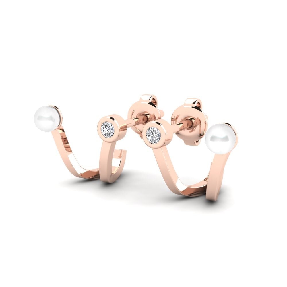 14k Rose Gold Women's Earring Paluga