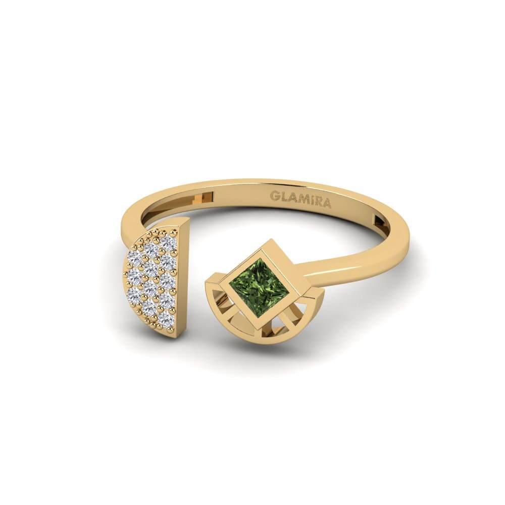 Grüner Saphir Ring Perdiem