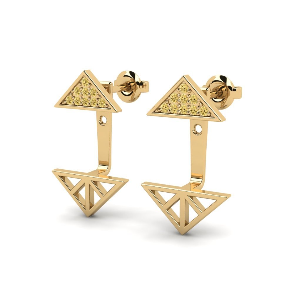 Yellow Diamond Women's Earring Priscillax