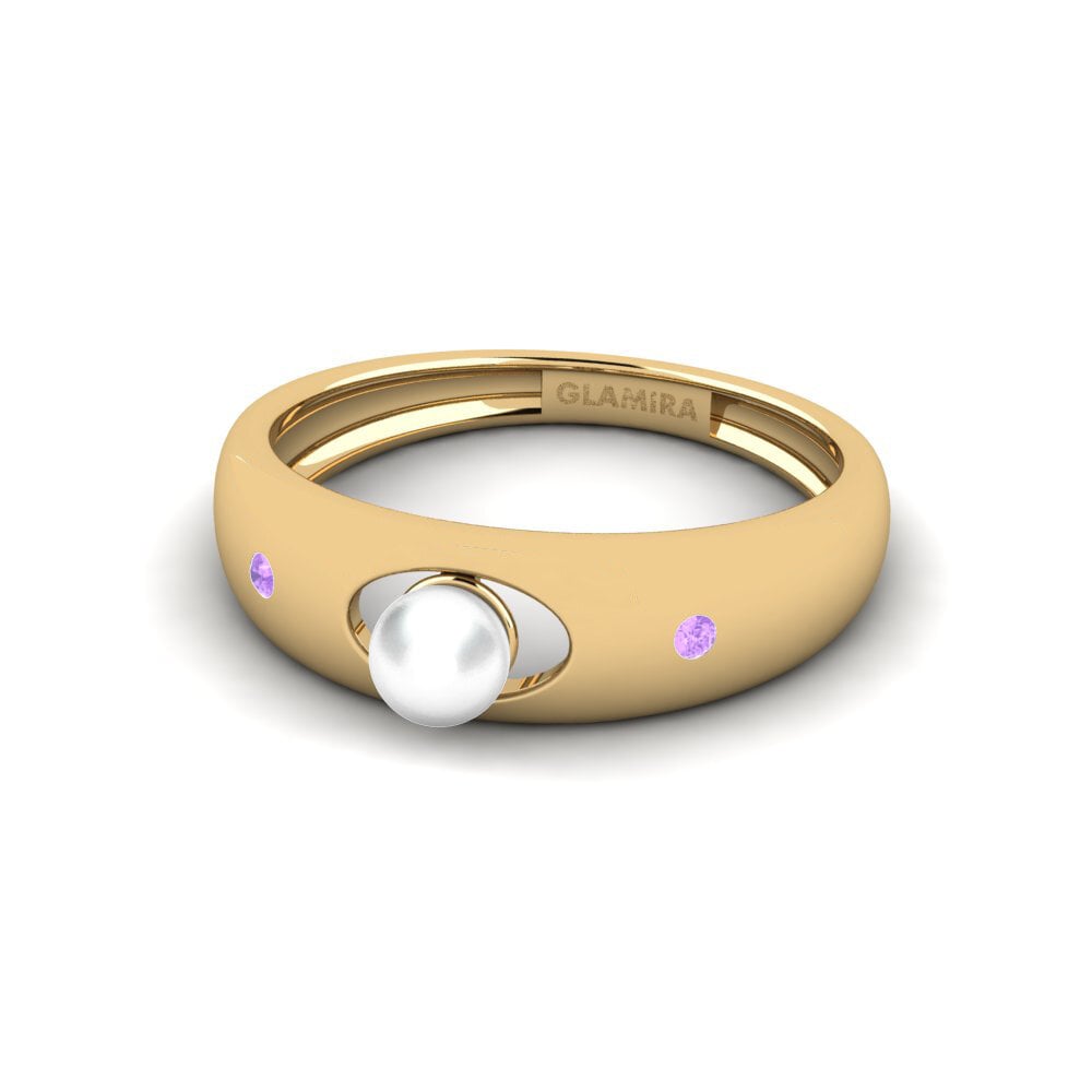 Amatista Anillo Reais