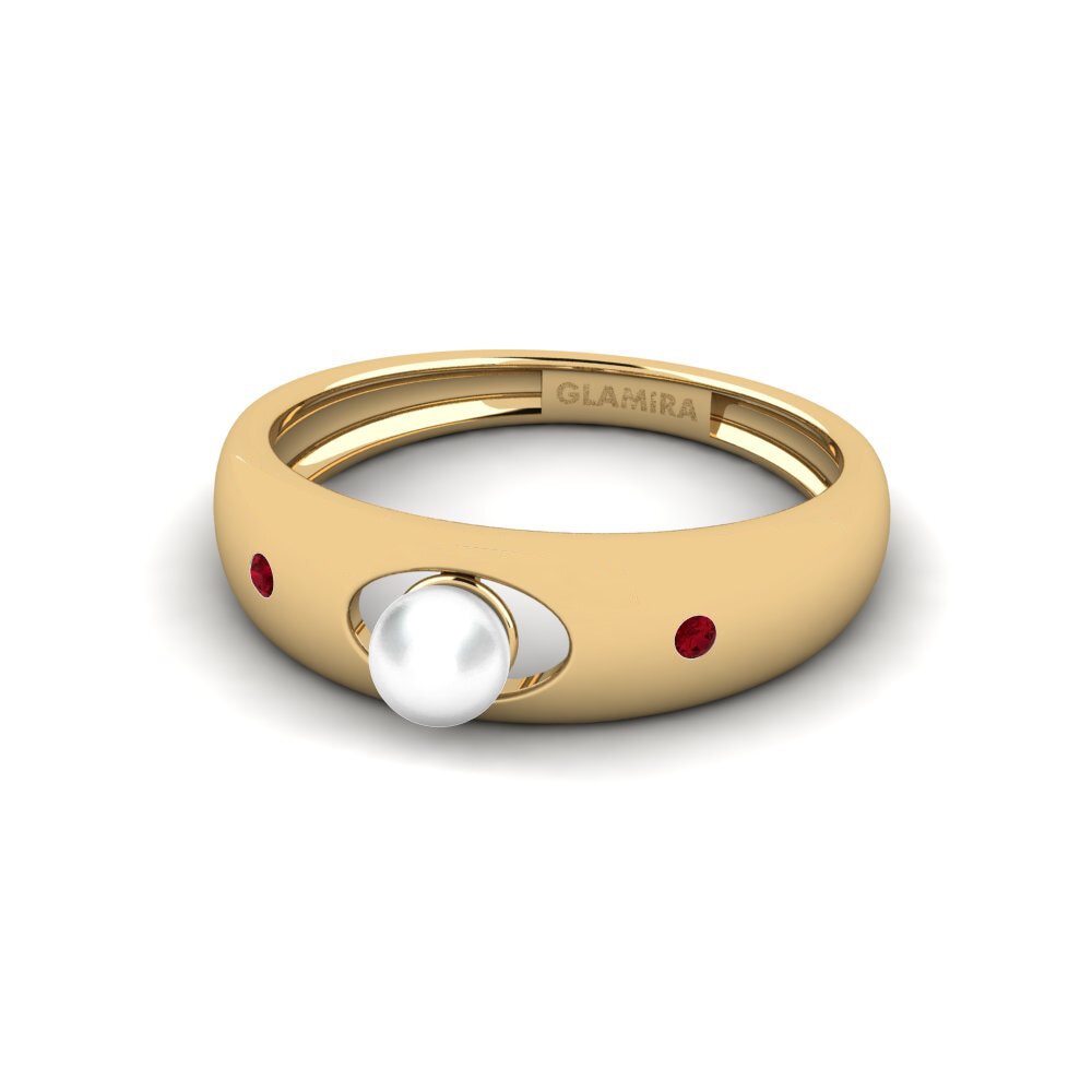Circonita Roja Anillo Reais