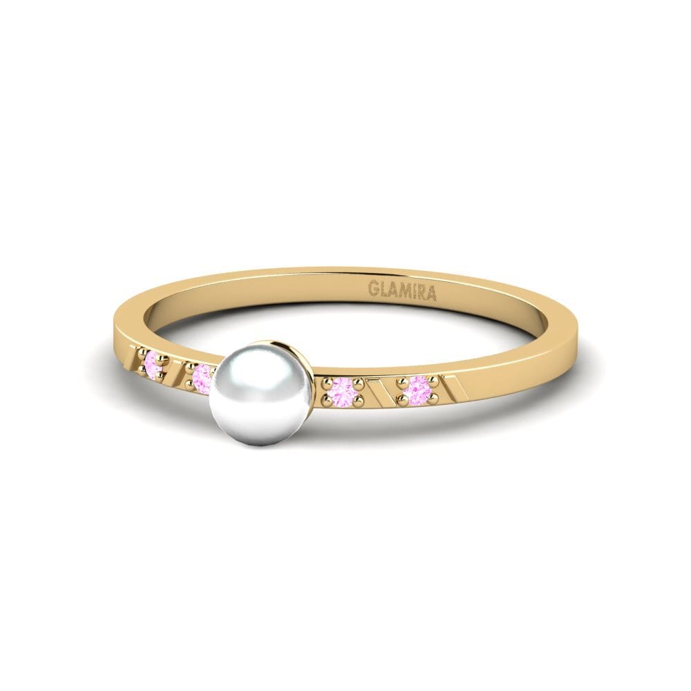 Zafiro Rosado Anillo Regium