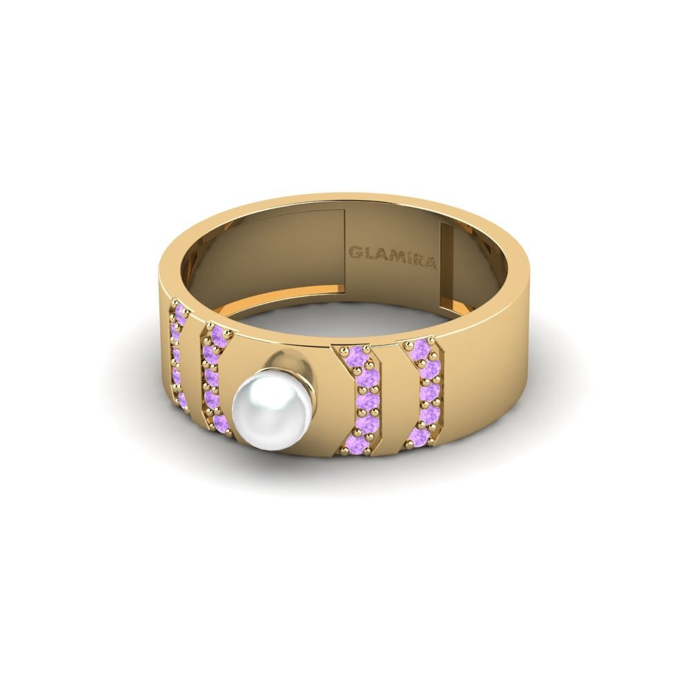 Amatista Anillo Rijetko