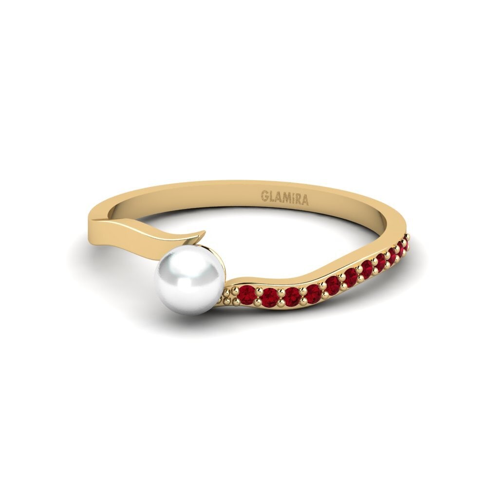 Circonita Roja Anillo Sarauta