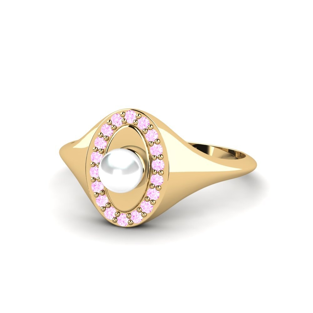 Zafiro Rosado Anillo Saviesa