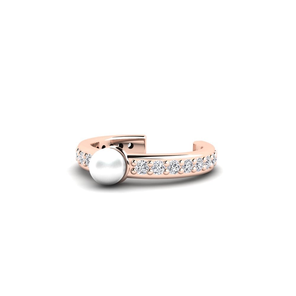 14k Rose Gold Conch Ear Cuff Sekoita