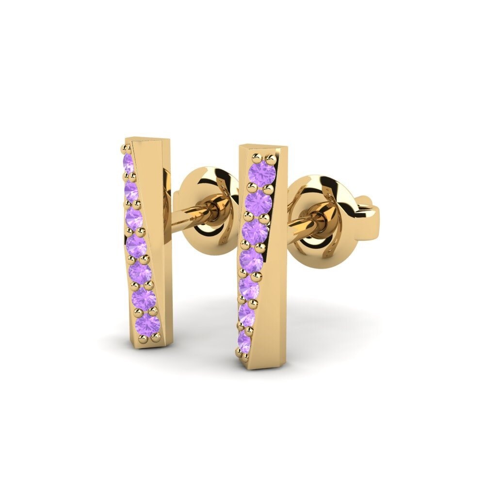 Amethyst Damen ohrring Breyta
