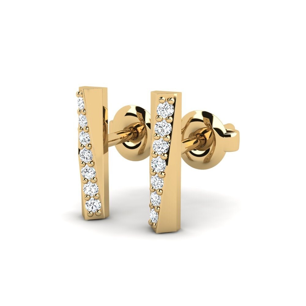 Zircone Boucle d'oreille femme Breyta