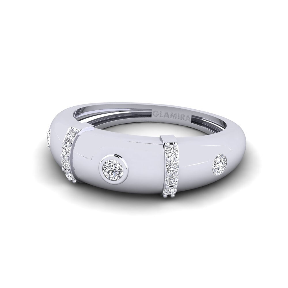 14k White Gold Ring Ljubek