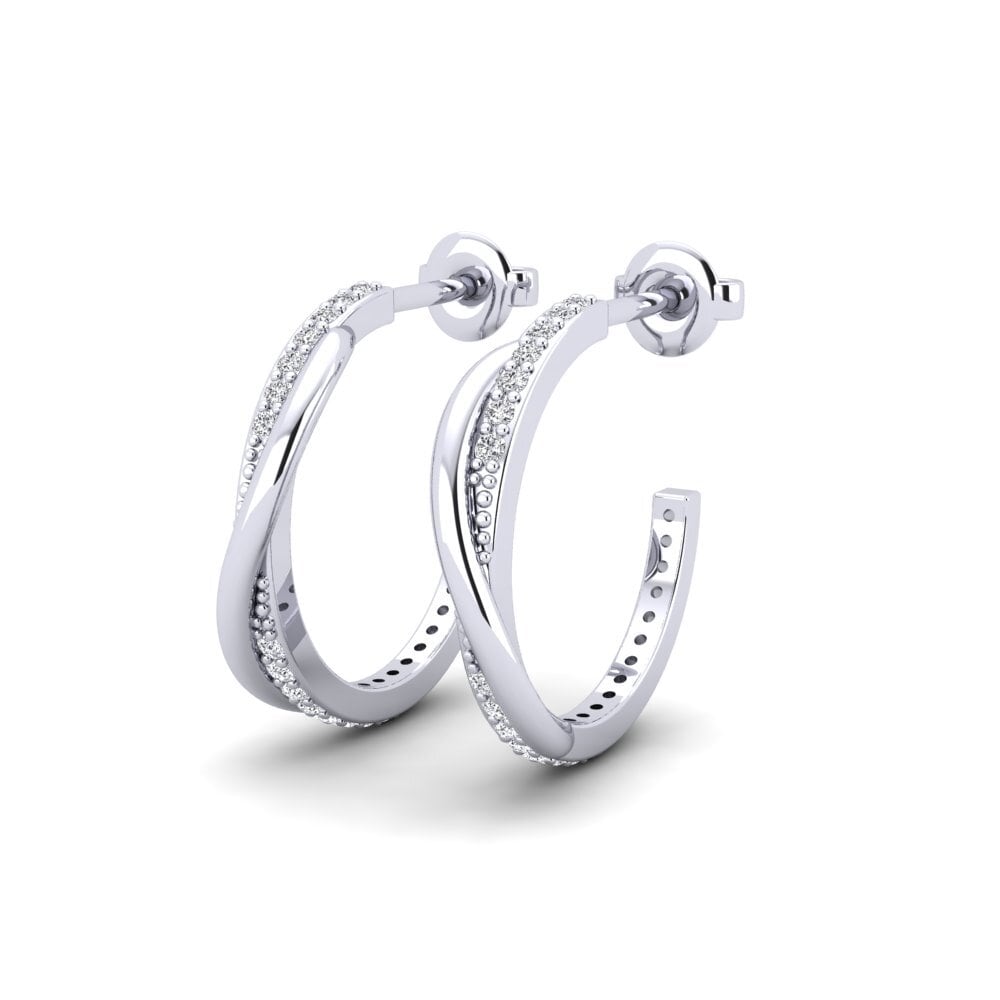 950 Palladium Women's Earring Mosilaw