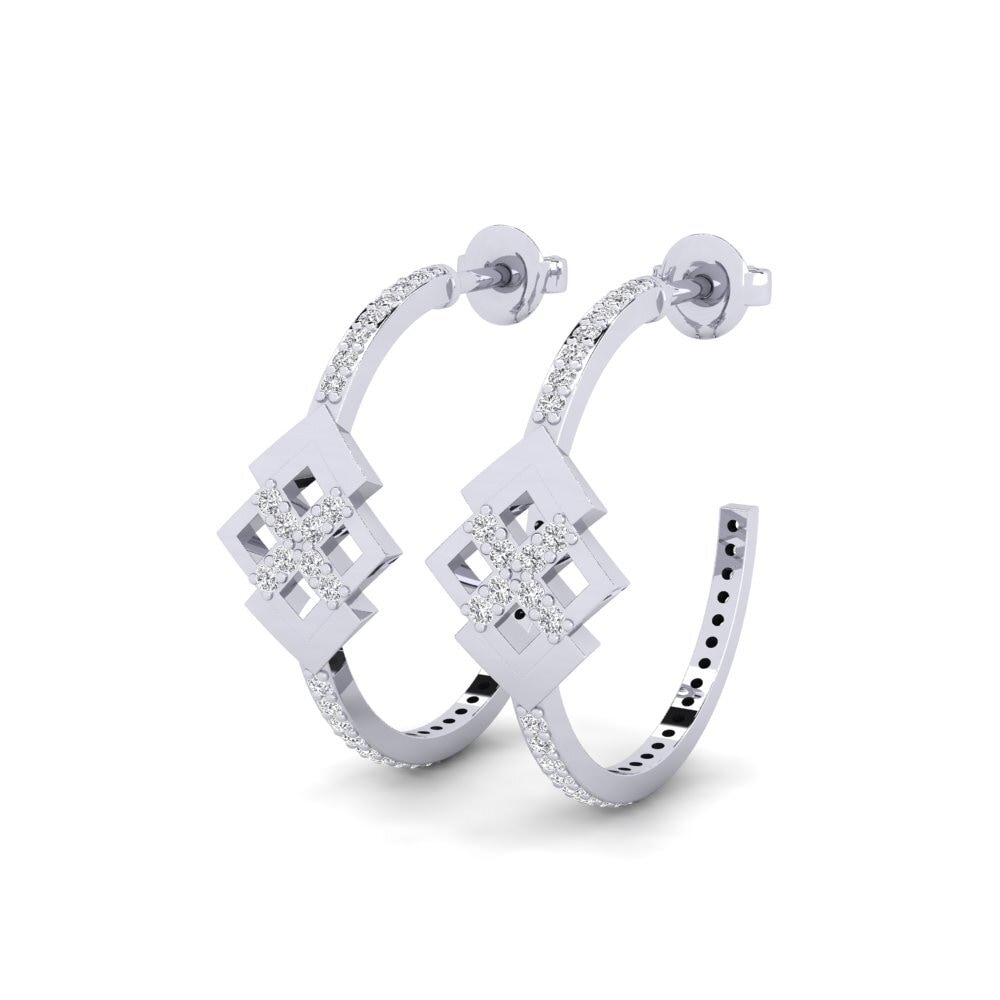 950 Palladium Women's Earring Prudishness
