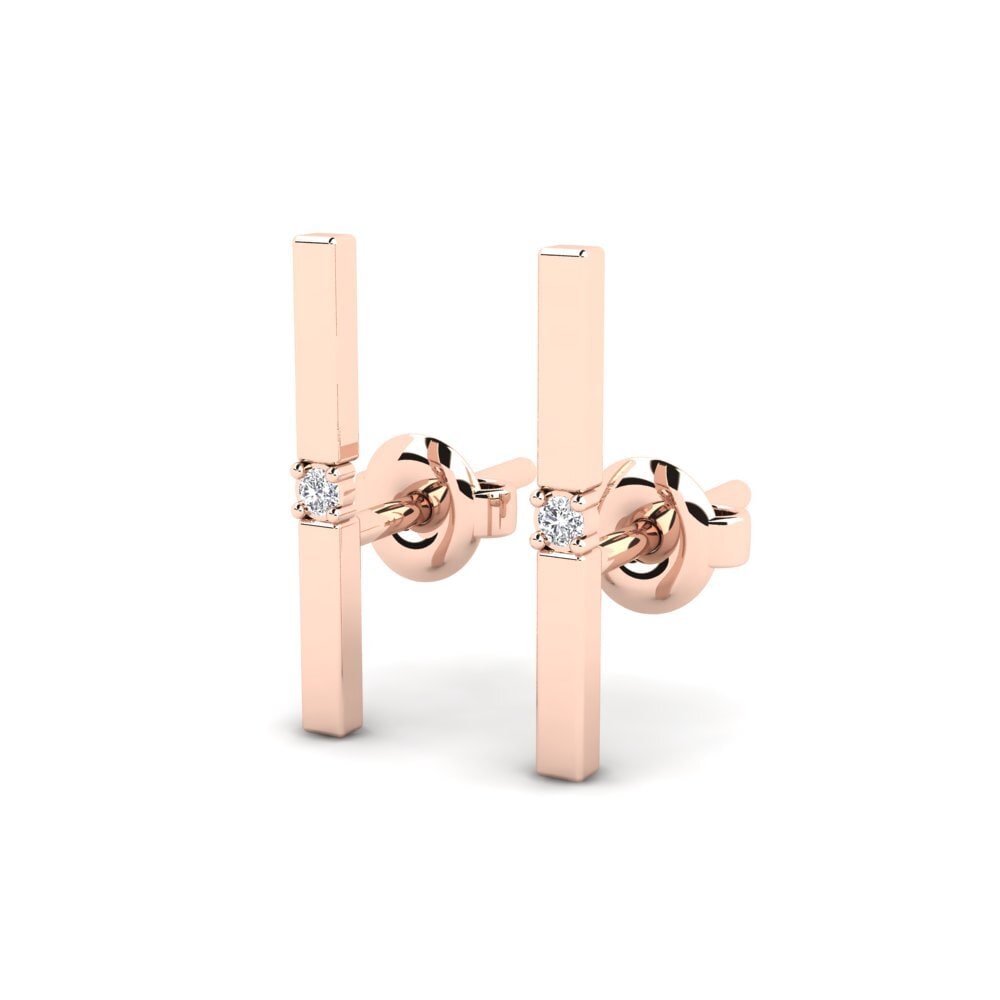 14k Rose Gold Women's Earring Pyaara