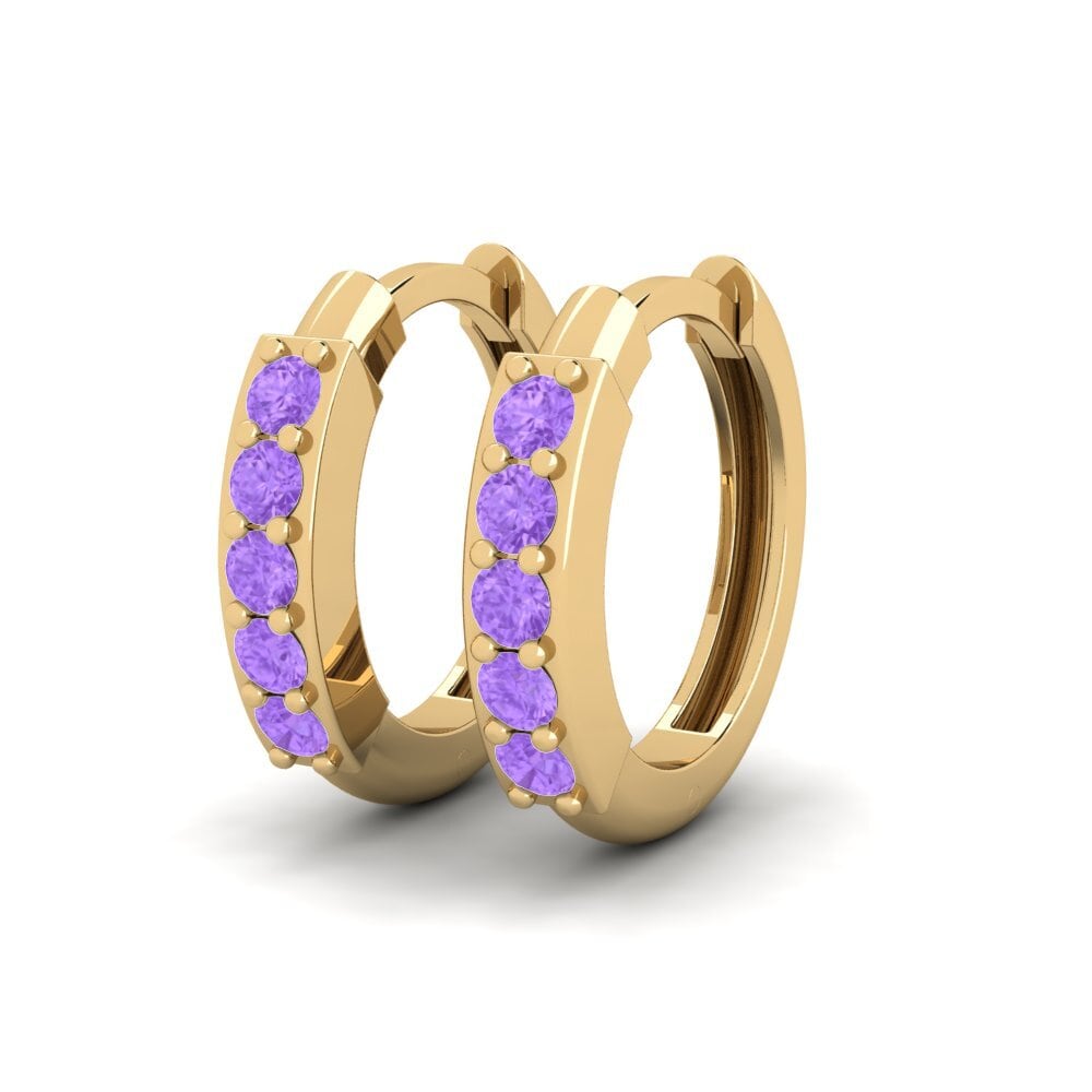 Amethyst Damen ohrring Sumorot