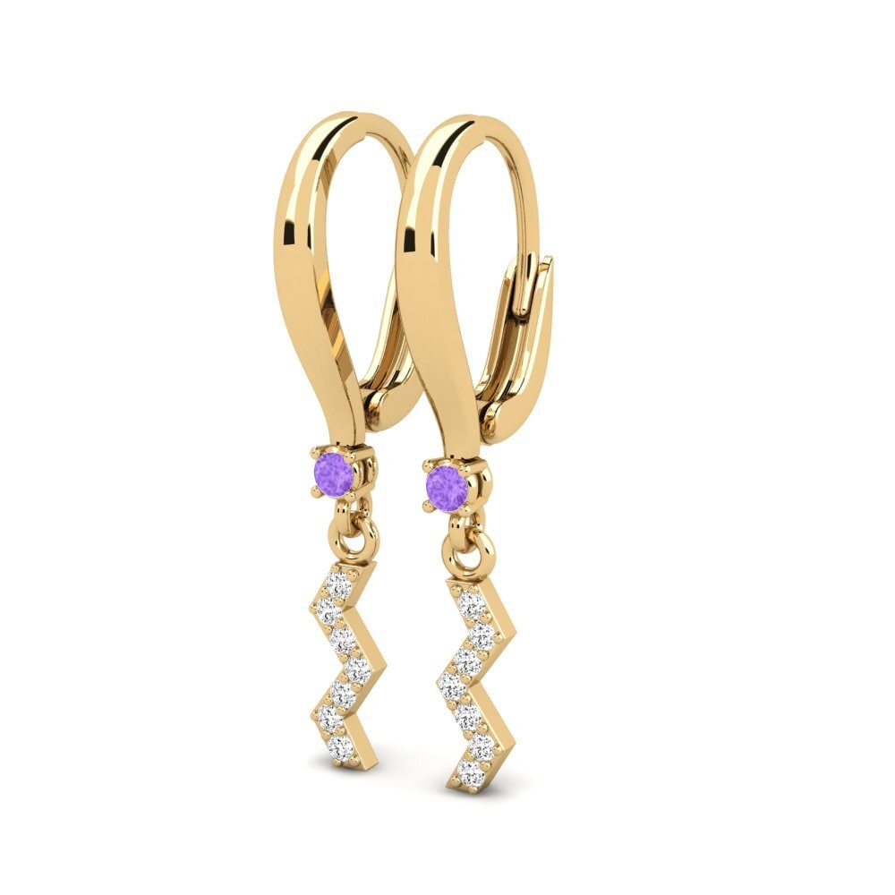 Amethyst Damen ohrring Sviatlo