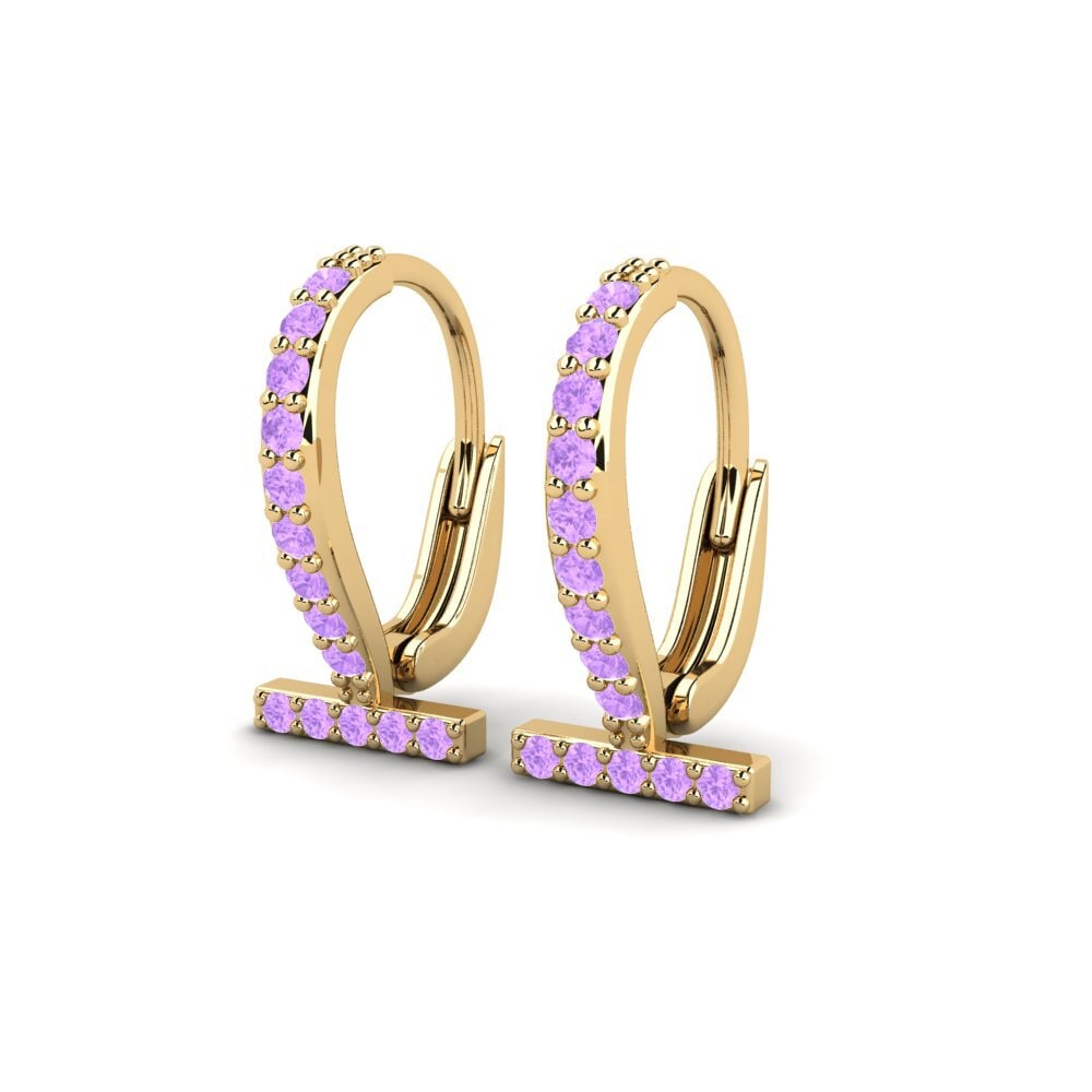 Amethyst Damen ohrring Swetlina