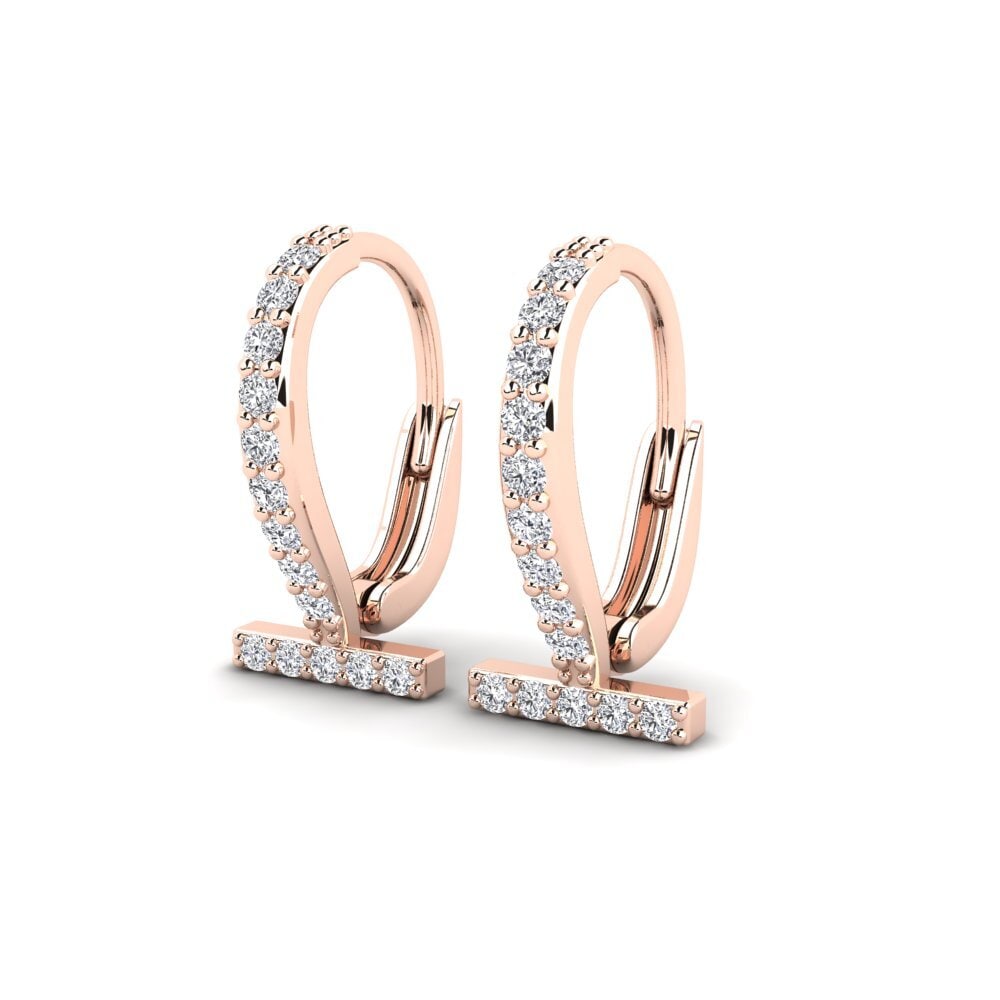 14k Rose Gold Women's Earring Swetlina