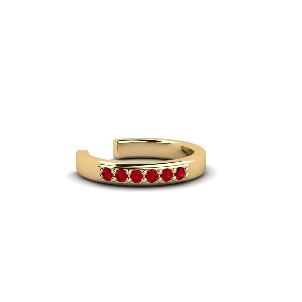ruby-zirconia Conch Ear Cuff Vrijedan