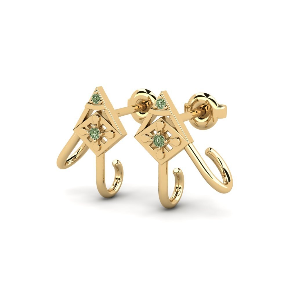 Diamante Verde Pendiente de mujer Alexias