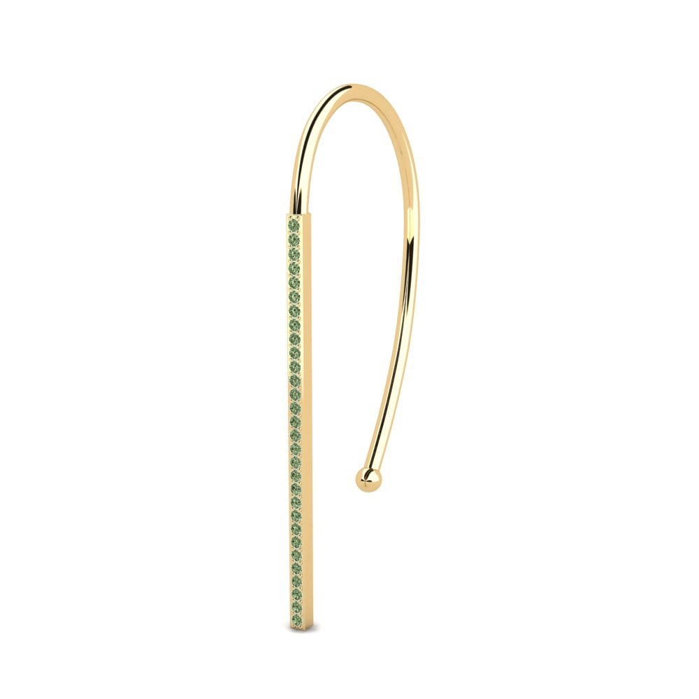 Diamante Verde Pendiente de mujer Azucre