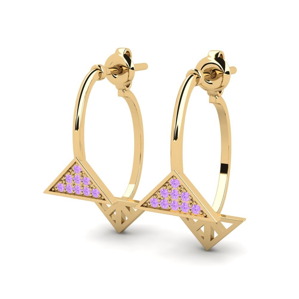 Amethyst Damen ohrring Celestred