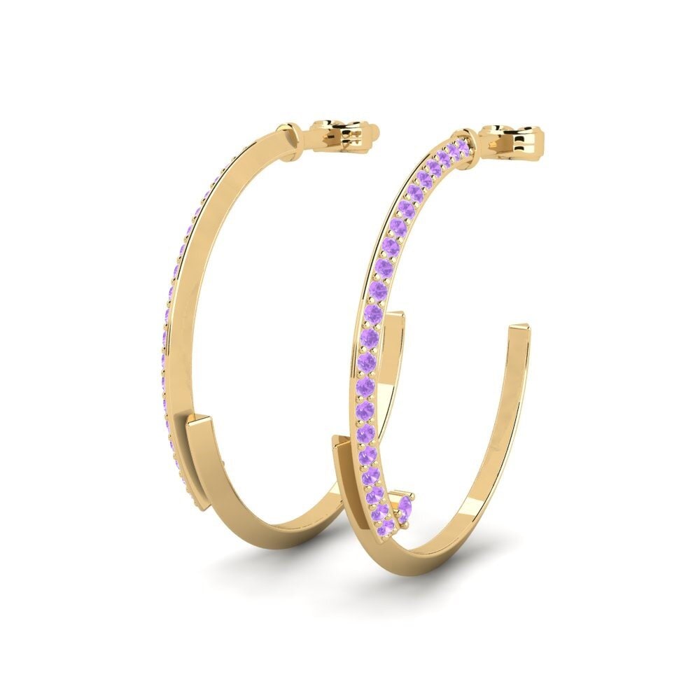 Amethyst Damen ohrring Ctephane