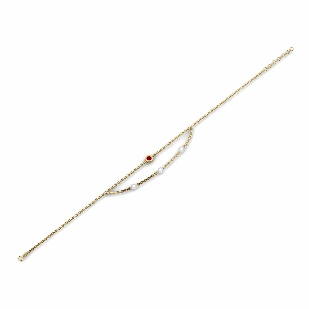 Zircone Rosso Bracciale da donna Mifangaro