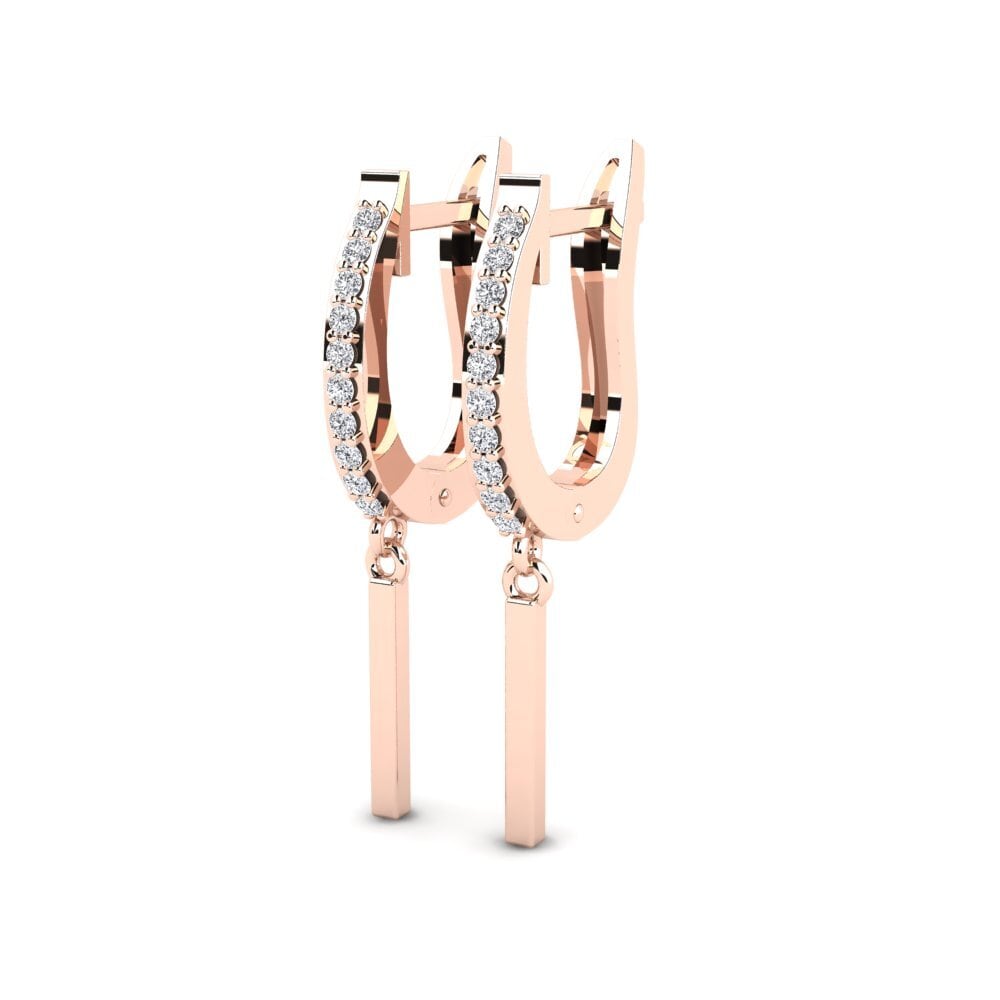 14k Rose Gold Women's Earring Keriuhanna
