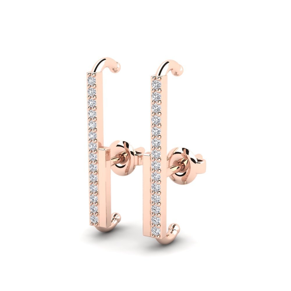 14k Rose Gold Women's Earring Khanya