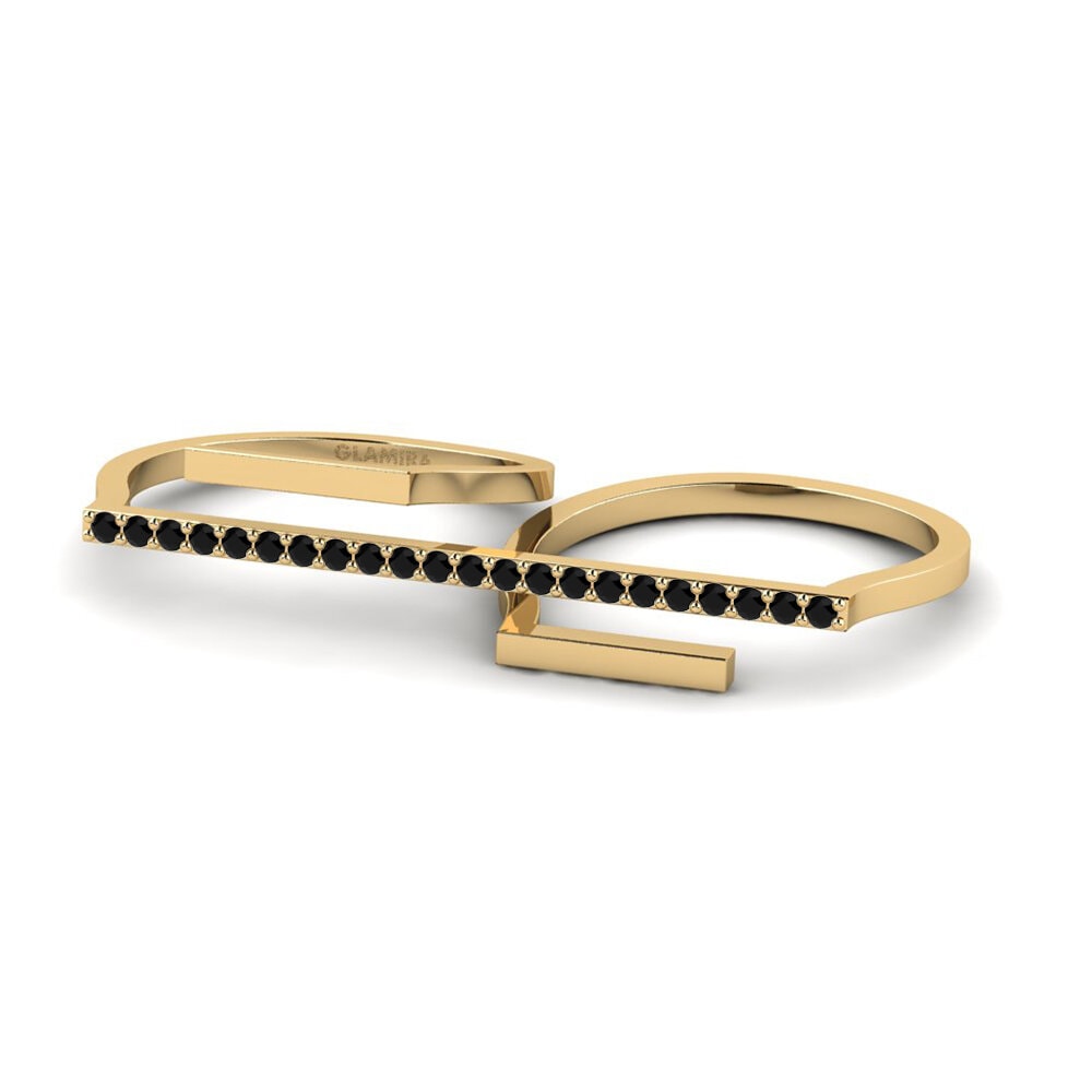 Zafiro negro Anillo Kupendeza