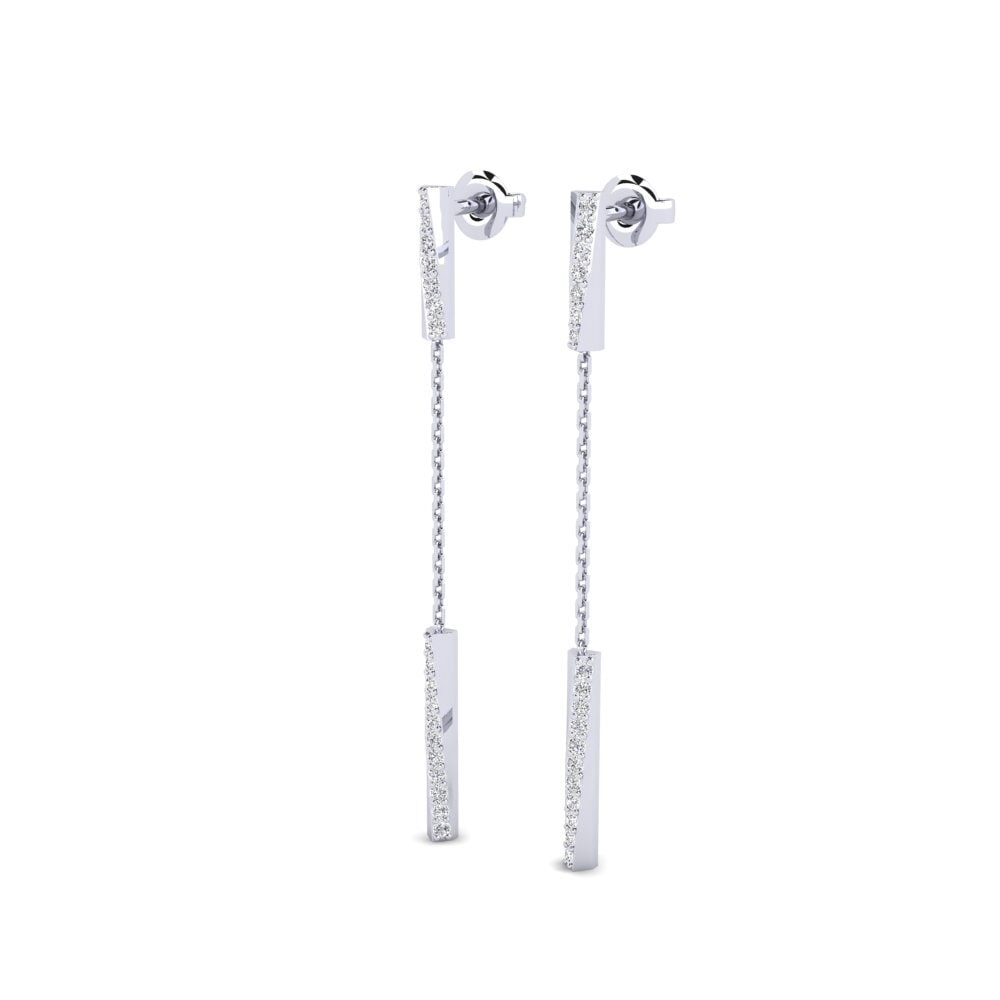 950 Palladium Women's Earring Maendeleo