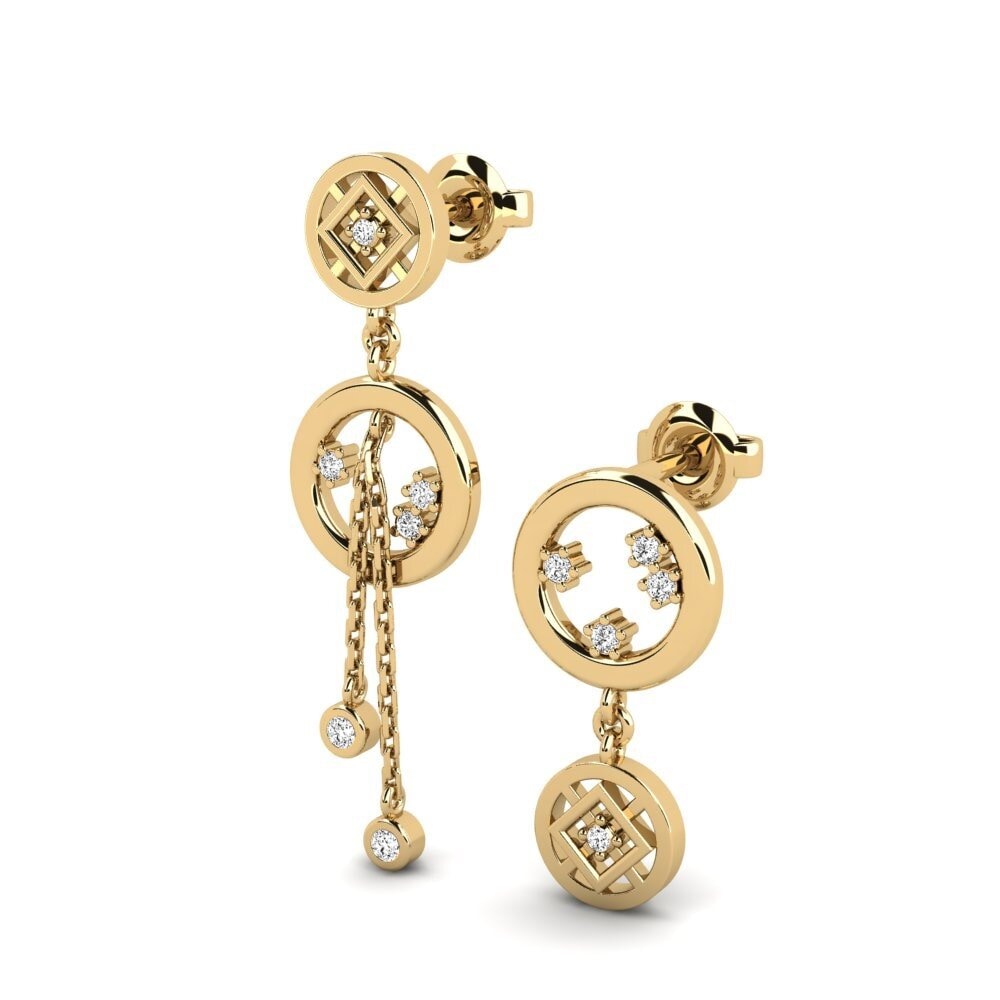 Moissanita Pendiente de mujer Mattias