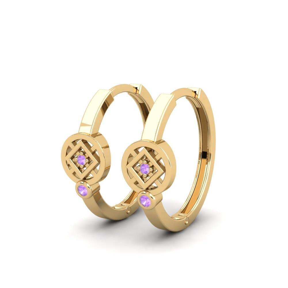 Amethyst Damen ohrring Meinhardt