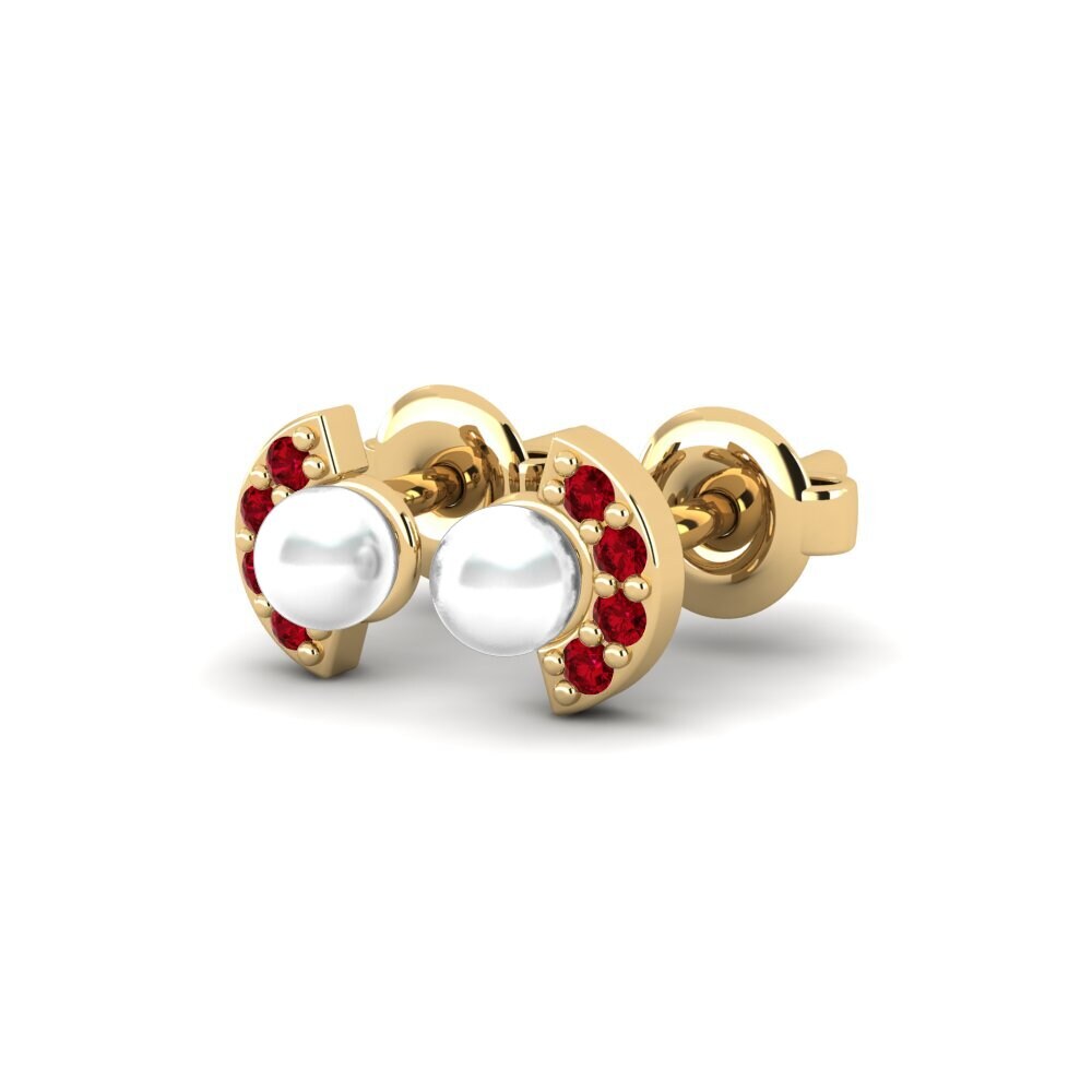 ruby-zirconia ต่างหู Resplandor