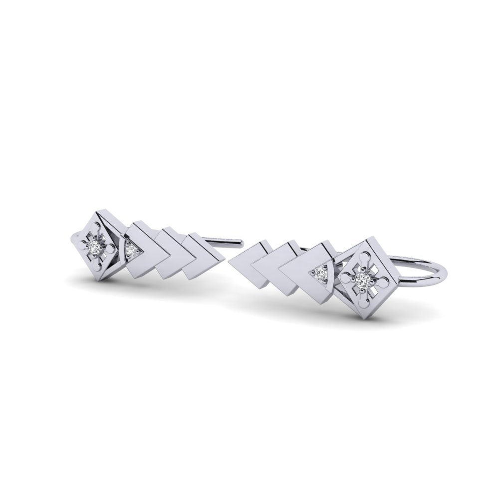 950 Palladium Women's Earring Robixo